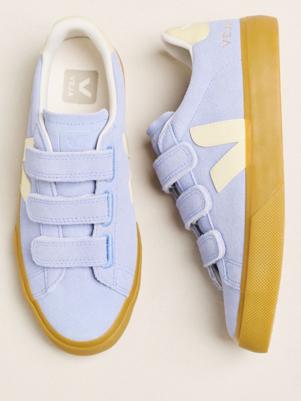 NIB Veja X Anthropologie ChromeFree Recife Sneakers Olympe Calcaire Purple Suede